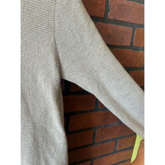 SPANNER Oatmeal Hi-Low Asymmetrical Sweater Dress - Small - Picture 12 of 15